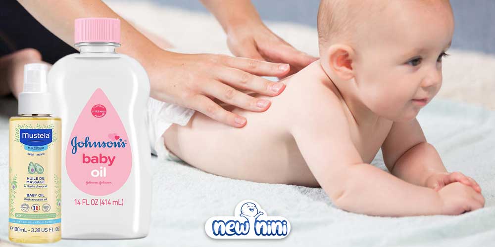 درمان خشکی پوست نوزاد با روغن